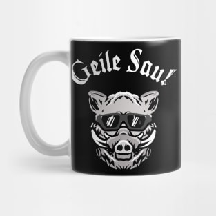 Geile Sau Wildschwein Wildsau Eber Jäger Mug